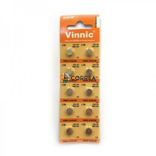 Батарейка Vinnic L736/LR41/G3 BTV-Vin